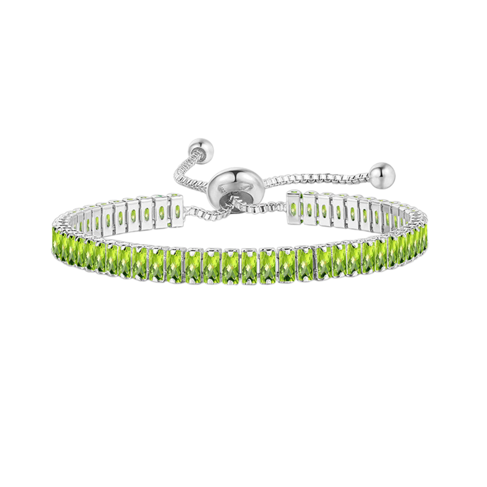 thumbnail image 2 of Pulsera de la boda de la pulsera de tenis de deslizamiento de regalo de las mujeres pulseras, 2 of 2
